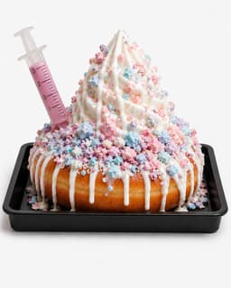 Cotton Candy Donut