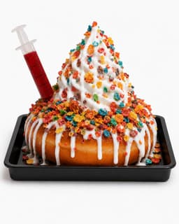 Fruity Pebbles Donut